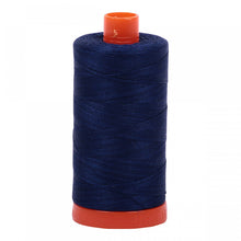Load image into Gallery viewer, #threadAurifilKnotty Quiltershades of blue and turquoise - aurifil- Mako 50wt 1422ydsA1050-2784dark navy9# - Knotty Quilter