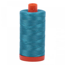 Load image into Gallery viewer, #threadAurifilKnotty Quiltershades of blue and turquoise - aurifil- Mako 50wt 1422ydsA1050-4182dark turquoise14# - Knotty Quilter