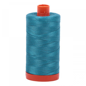 #threadAurifilKnotty Quiltershades of blue and turquoise - aurifil- Mako 50wt 1422ydsA1050-4182dark turquoise14# - Knotty Quilter