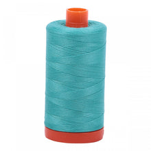 Load image into Gallery viewer, #threadAurifilKnotty Quiltershades of blue and turquoise - aurifil- Mako 50wt 1422ydsA1050-1148light jade2# - Knotty Quilter