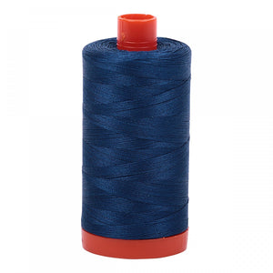 #threadAurifilKnotty Quiltershades of blue and turquoise - aurifil- Mako 50wt 1422ydsA1050-2783medium delft blue8# - Knotty Quilter