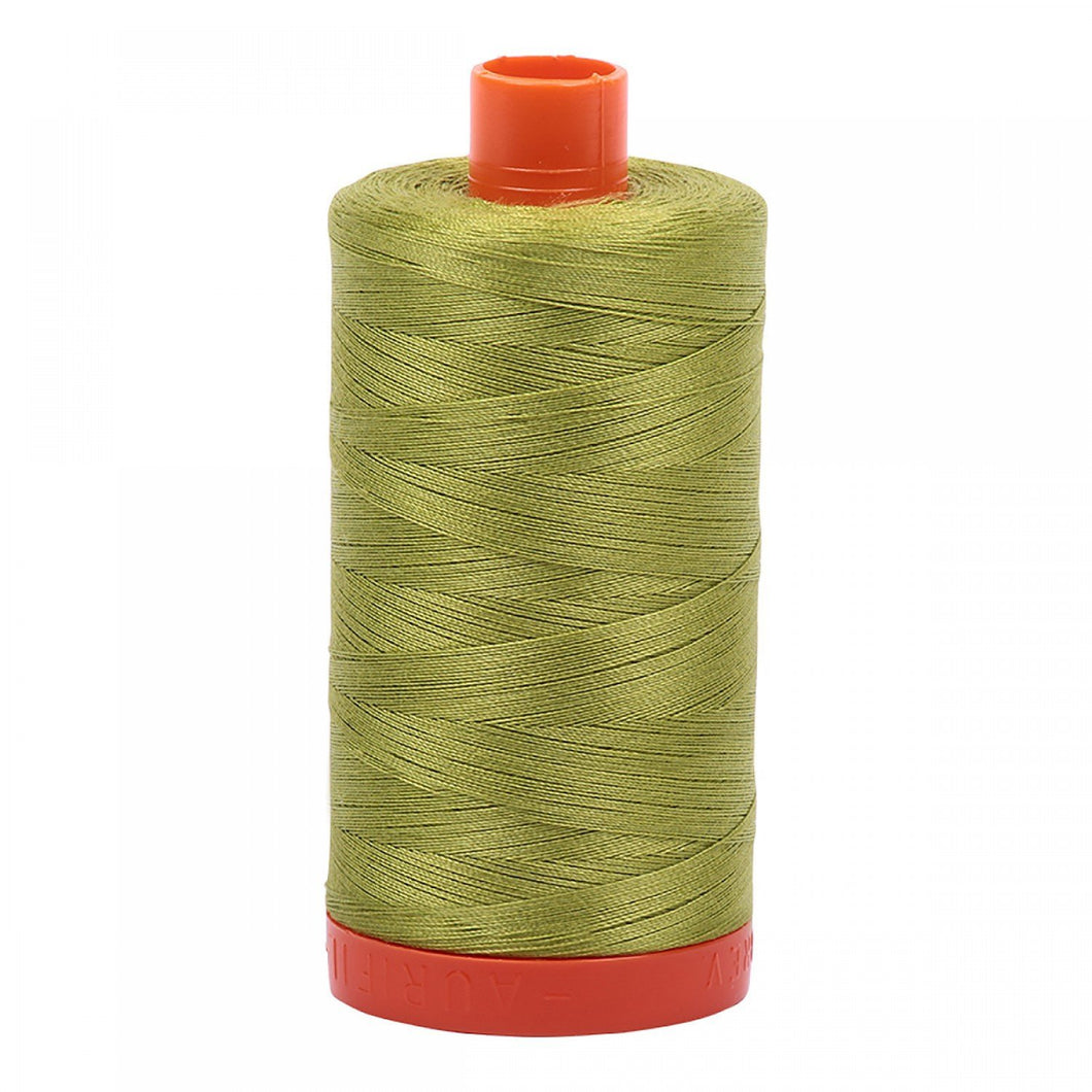 #threadAurifilKnotty Quiltershades of green - aurifil- Mako 50wt 1422ydsA1050-1147light leaf green2# - Knotty Quilter