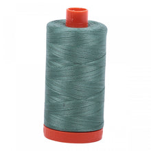 Load image into Gallery viewer, #threadAurifilKnotty Quiltershades of green - aurifil- Mako 50wt 1422ydsA1050-2850medium juniper5# - Knotty Quilter