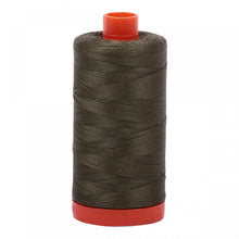 Load image into Gallery viewer, #threadAurifilKnotty Quiltershades of green - aurifil- Mako 50wt 1422ydsA1050-2905army green10# - Knotty Quilter