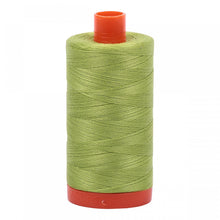 Load image into Gallery viewer, #threadAurifilKnotty Quiltershades of green - aurifil- Mako 50wt 1422ydsA1050-1231spring green1# - Knotty Quilter
