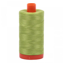 Load image into Gallery viewer, #threadAurifilKnotty Quiltershades of green - aurifil- Mako 50wt 1422ydsA1050-1231spring green1# - Knotty Quilter