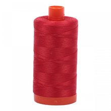 Load image into Gallery viewer, #threadAurifilKnotty Quiltershades of red - aurifil- Mako 50wt 1422ydsA1050-2265lobster red4# - Knotty Quilter