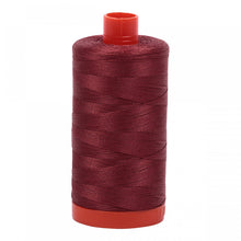 Load image into Gallery viewer, #threadAurifilKnotty Quiltershades of red - aurifil- Mako 50wt 1422ydsA1050-2345raisin2# - Knotty Quilter