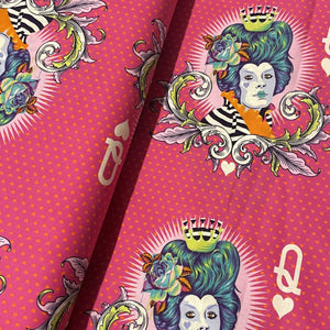 #FabricFreespiritKnotty Quilterday dream queen- tula pink curiouser and curiouser1 yard2# - Knotty Quilter