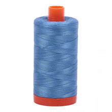 Load image into Gallery viewer, #threadAurifilKnotty Quiltershades of blue and turquoise - aurifil- Mako 50wt 1422ydsA1050-2725light wedgewood5# - Knotty Quilter
