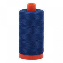 Load image into Gallery viewer, #threadAurifilKnotty Quiltershades of blue and turquoise - aurifil- Mako 50wt 1422ydsA1050-2780dark delft blue7# - Knotty Quilter
