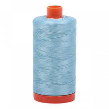 Load image into Gallery viewer, #threadAurifilKnotty Quiltershades of blue and turquoise - aurifil- Mako 50wt 1422ydsA1050-2805light grey turquoise10# - Knotty Quilter
