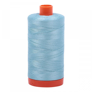 #threadAurifilKnotty Quiltershades of blue and turquoise - aurifil- Mako 50wt 1422ydsA1050-2805light grey turquoise10# - Knotty Quilter