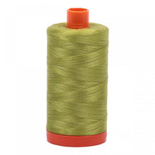 Load image into Gallery viewer, #threadAurifilKnotty Quiltershades of green - aurifil- Mako 50wt 1422ydsA1050-1147light leaf green2# - Knotty Quilter
