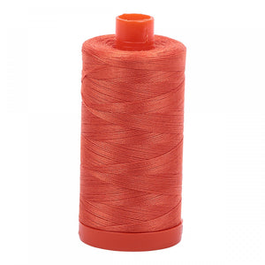 #threadAurifilKnotty Quiltershades of orange - aurifil- Mako 50wt 1422ydsA1050-1154dusty orange6# - Knotty Quilter