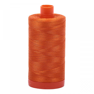 #threadAurifilKnotty Quiltershades of orange - aurifil- Mako 50wt 1422ydsA1050-2150pumpkin1# - Knotty Quilter
