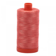Load image into Gallery viewer, #threadAurifilKnotty Quiltershades of peaches and pinks - aurifil- Mako 50wt 1422ydsA1050-2225salmon9# - Knotty Quilter
