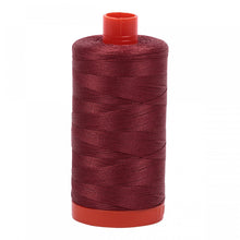 Load image into Gallery viewer, #threadAurifilKnotty Quiltershades of red - aurifil- Mako 50wt 1422ydsA1050-2345raisin2# - Knotty Quilter
