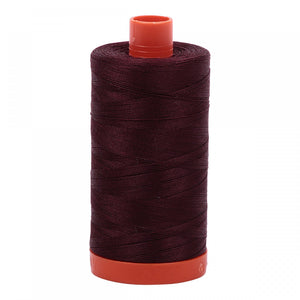 #threadAurifilKnotty Quiltershades of red - aurifil- Mako 50wt 1422ydsA1050-2468dark wine9# - Knotty Quilter