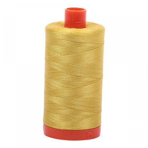 #threadAurifilKnotty Quiltershades of yellow - aurifil- Mako 50wt 1422ydsA1050-1135pale yellow6# - Knotty Quilter