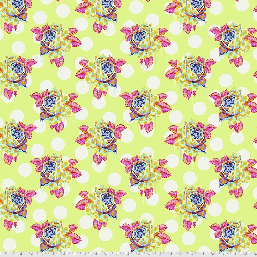 #FabricFreespiritKnotty Quiltersugar painted roses- tula pink curiouser and curiouser1 yard1# - Knotty Quilter