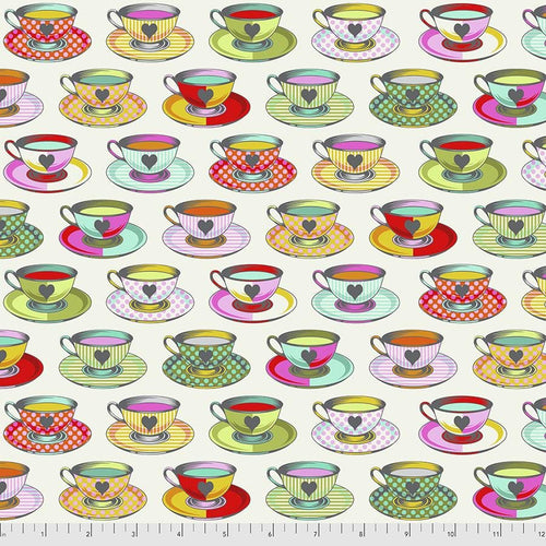 #FabricFreespiritKnotty Quiltersugar tea time - tula pink curiouser and curiouser1 yard1# - Knotty Quilter