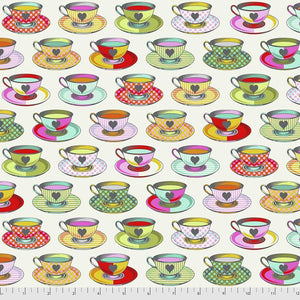 #FabricFreespiritKnotty Quiltersugar tea time - tula pink curiouser and curiouser1 yard1# - Knotty Quilter