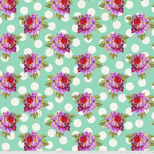 #FabricFreespiritKnotty Quilterwonder painted roses- tula pink curiouser and curiouser1 yard1# - Knotty Quilter