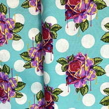 Load image into Gallery viewer, #FabricFreespiritKnotty Quilterwonder painted roses- tula pink curiouser and curiouser1 yard2# - Knotty Quilter
