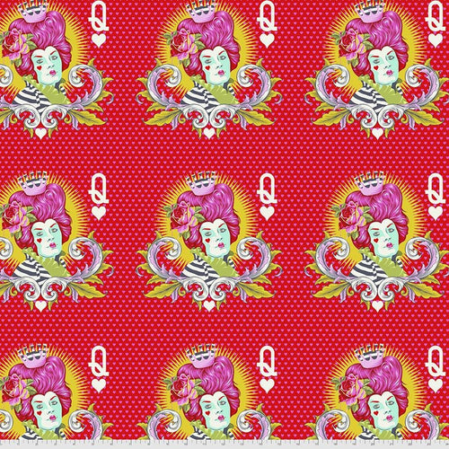 #FabricFreespiritKnotty Quilterwonder queen- tula pink curiouser and curiouser1 yard1# - Knotty Quilter