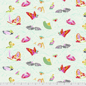 #FabricFreespiritKnotty Quilterwonder sea of tears - tula pink curiouser and curiouser1 yard1# - Knotty Quilter